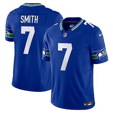 Men's Nike Geno Smith Royal Seattle Seahawks Alternate Vapor F.U.S.E. Limited Jersey