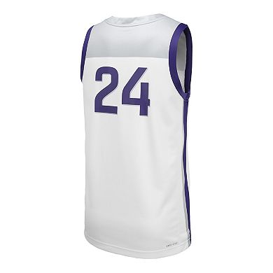Unisex Nike #24 White Kansas State Wildcats Team Replica Basketball Jersey