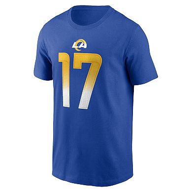Men's Nike Puka Nacua Royal Los Angeles Rams Player Name & Number T-Shirt
