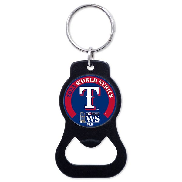 WinCraft Texas Rangers 2023 World Series Champions Bottle Opener Key Ring