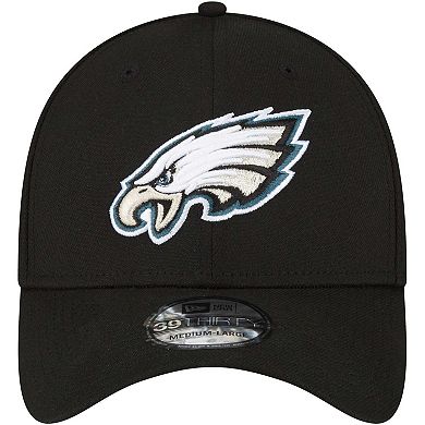 Men's New Era Black Philadelphia Eagles Classic II 39THIRTY Flex Hat
