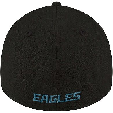 Men's New Era Black Philadelphia Eagles Classic II 39THIRTY Flex Hat