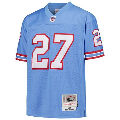 Youth Mitchell & Ness Eddie George Light Blue Houston Oilers Gridiron Classics 1997 Retired Player Legacy Jersey