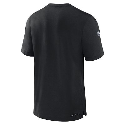 Men s Nike Black Washington Commanders 2023 Sideline Performance T Shirt