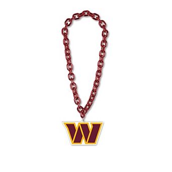 WinCraft Washington Commanders Big Chain Logo Necklace
