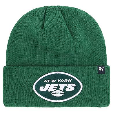 Men's '47 Green New York Jets Primary Cuffed Knit Hat