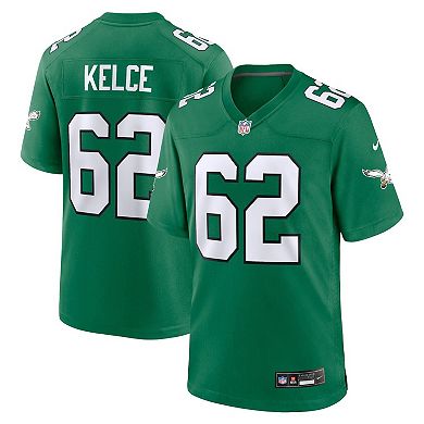 Men's Nike Jason Kelce Kelly Green Philadelphia Eagles Alternate Game Player Jersey