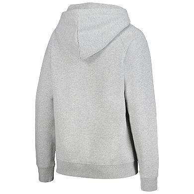 Women's New Era Gray Denver Broncos Floral Raglan Pullover Hoodie