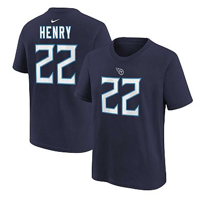 Preschool Nike Derrick Henry Navy Tennessee Titans Player Name & Number T-Shirt