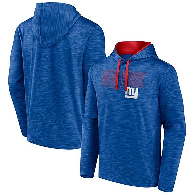 Men's Fanatics Branded Heather Royal New York Giants Hook and Ladder Pullover Hoodie