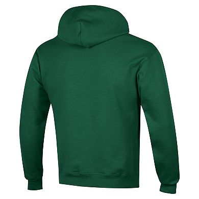 Men's Champion Green Michigan State Spartans Basketball Icon Powerblend Pullover Hoodie