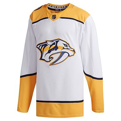 Men's adidas White Nashville Predators Away Authentic Jersey