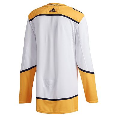 Men's adidas White Nashville Predators Away Authentic Jersey