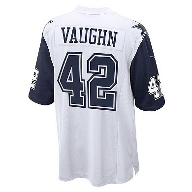 Men's Nike Deuce Vaughn White Dallas Cowboys Alternate Game Jersey