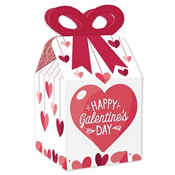 Big Dot Of Happiness Happy Galentine's Day - Valentine's Day Party Bow Boxes 12 ct
