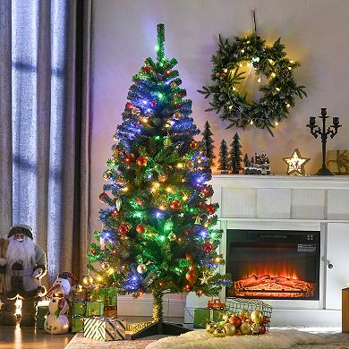6ft Tall Prelit Artificial Christmas Tree Holiday Décor W/ 584 Branches Lights