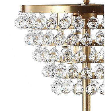 Jemma Crystal/metal Led Floor Lamp