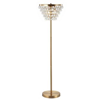 Jemma Crystal/metal Led Floor Lamp