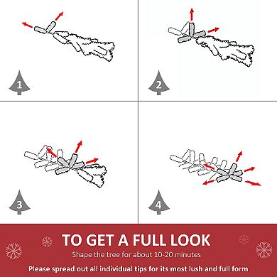 Artificial Christmas Tree 5' Indoor Realistic Holiday Decoration, Light Green