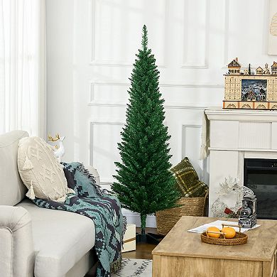 Artificial Christmas Tree 5' Indoor Realistic Holiday Decoration, Light Green