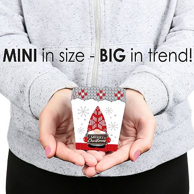 Big Dot Of Happiness Christmas Gnomes Mini Holiday Party Treat Candy Boxes 12 Ct