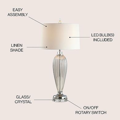 Julian Glasscrystal Led Table Lamp