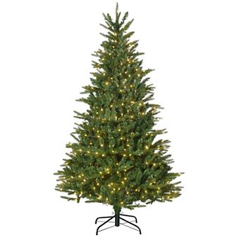 6ft Tall Prelit Artificial Christmas Tree Holiday Décor With 936 Branches