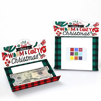 Big Dot Of Happiness Christmas Pajamas - Holiday Party Money And Gift Card Holders - Set Of 8