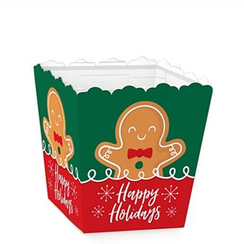 Big Dot Of Happiness Gingerbread Christmas Mini Favor Holiday Party Treat Candy Boxes 12 ct
