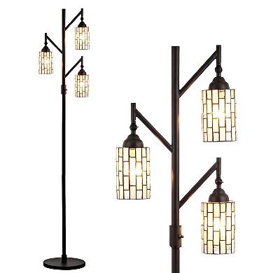 Lewis Tiffany Style Multi Light Led Floor Lamp