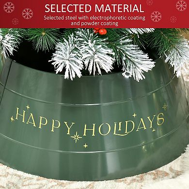 HOMCOM 26 Inch Christmas Tree Collar Ring, Stand Cover for Decor,