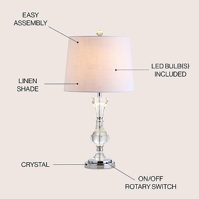 Riley Crystal Led Table Lamp