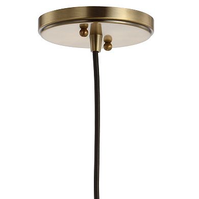 Wyatt Adjustable Drop Pharmacy Metal/glass Led Pendant