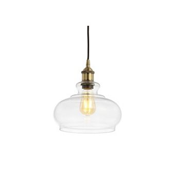 Wyatt Adjustable Drop Pharmacy Metal/glass Led Pendant