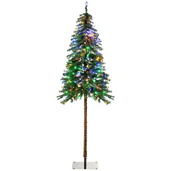 6ft Tall Prelit Pencil Artificial Christmas Tree Holiday Décor W/ 442 Branches