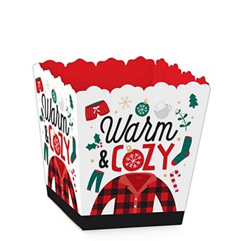 Big Dot Of Happiness Christmas Pajamas Party Favor Holiday Party Treat Candy Boxes 12 ct