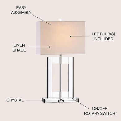 Parish Crystal Led Table Lamp