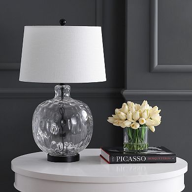 Rae Glassmetal Led Table Lamp