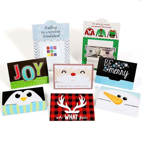 Big Dot Of Happiness Assorted Holiday Cards Christmas Money & Gift