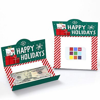 Big Dot Of Happiness Christmas Delivery Drivers Appreciation Money & Gift Card Holders 8 Ct