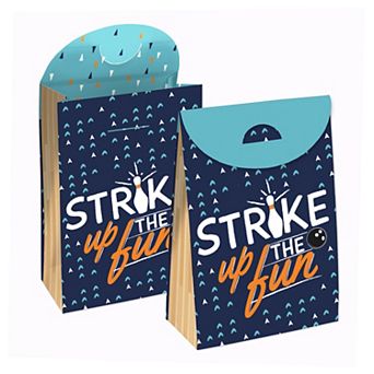 Big Dot Of Happiness Strike Up The Fun Bowling Birthday Baby Shower Party Goodie Boxes 12 ct