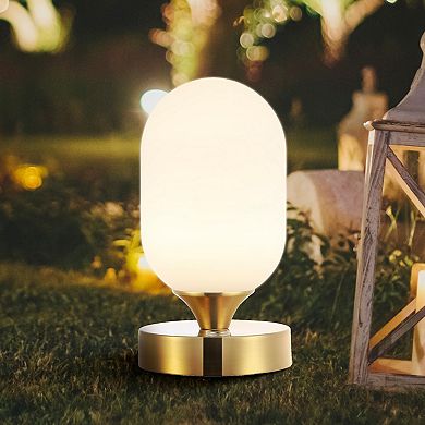 Eli Bohemian Farmhouse Iron Rechargeable Integrated Led Table Lamp