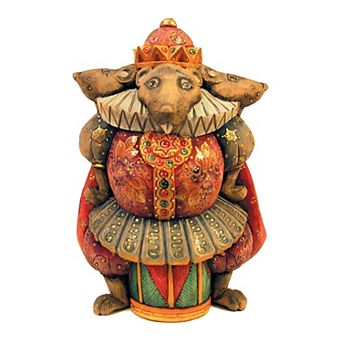 Jester Holiday 24-Inch Handcrafted Wooden Door Decor by G. Debrekht - Thanksgiving Halloween Decor