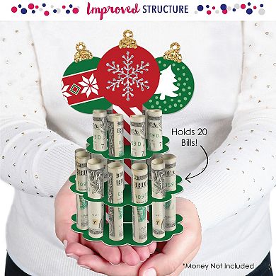 Big Dot Of Happiness Ornaments - Diy Holiday And Christmas Party Money Holder Gift - Cash Cake