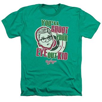 A Christmas Story Youll Shoot Your Eye Out Adult Heather T-shirt