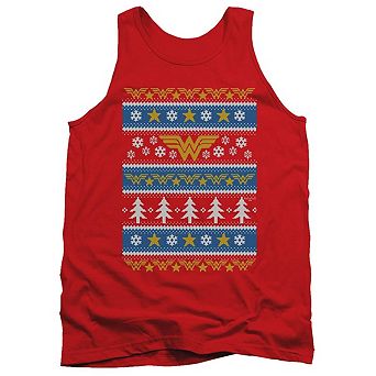 Dc Wonder Woman Christmas Adult Tank Top