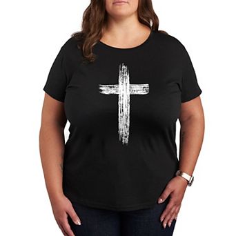 Plus Brush Cross Graphic Tee
