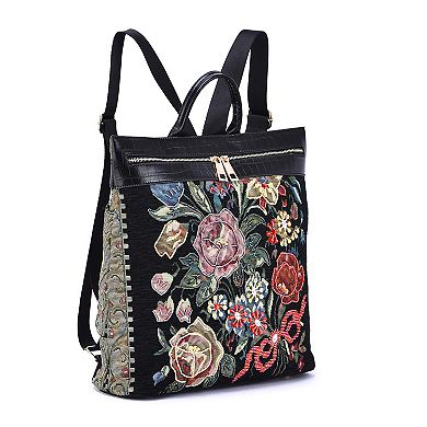 Mellow World Flower Shop Beaded Backpack