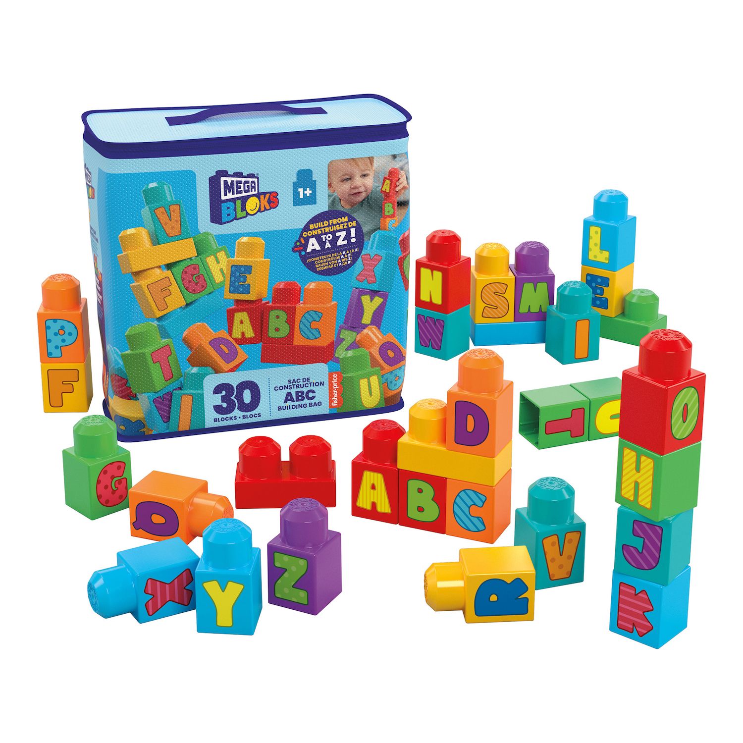Детские сумки Mega Bloks Fisher-Price ABC Building