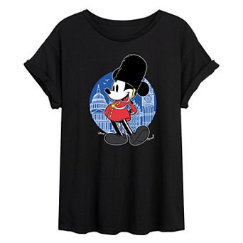Disney's Mickey Mouse Juniors' London Oversized Tee